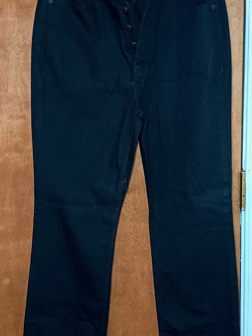 Old Navy Women's Black Bootcut Button-Fly Jeans